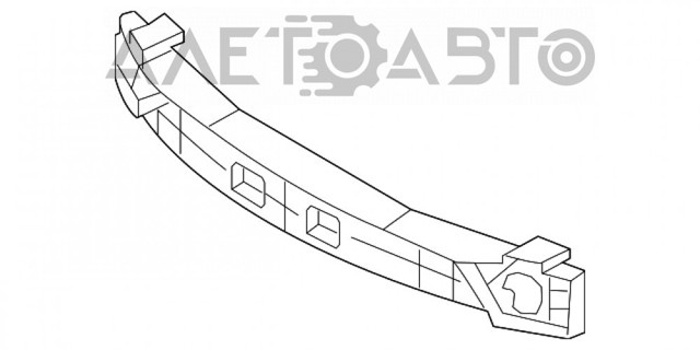 Абсорбер (наповнювач) бампера переднього 5502001602942P 4max