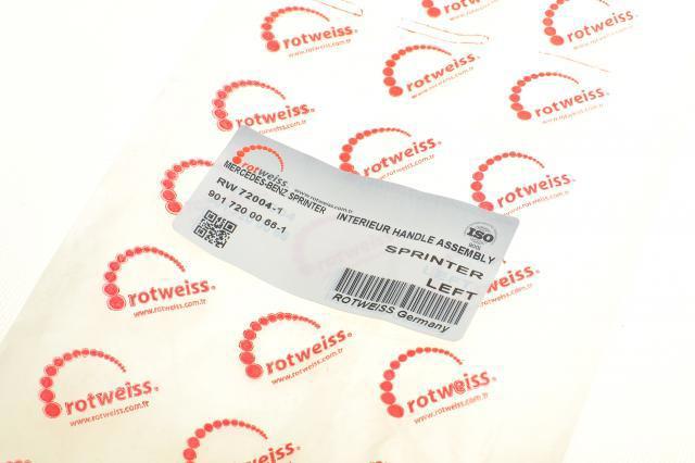 Ручка передньої двері внутрішня ліва Rotweiss RW720041 ціна, від 4.13 USD