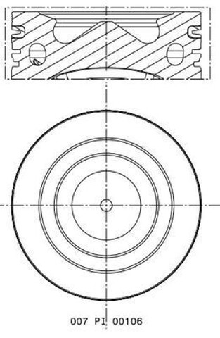  Mahle Original 007PI00106001