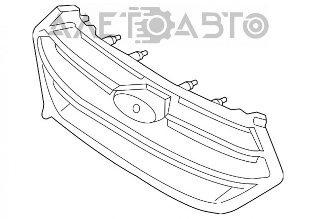 Облицювання радіатора FPS FP2827990 ціна, від 129.80 USD