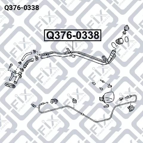 Q3760338 Q-fix Шланг заливної горловини, паливного бака