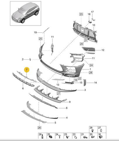  95B805647A1E0 Porsche