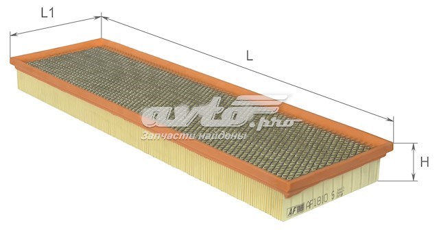 Елемент повітряного фільтра Alpha Filter AF1810S ціна, від 6.23 USD