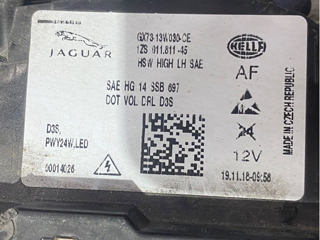 Фари Jaguar T4N22762 ціна, від 1266.61 USD