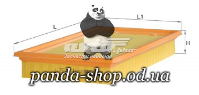 Купити AF1732 Alpha Filter Автомобільний фільтр повітря