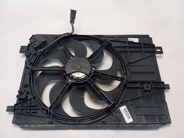 9832930080 Peugeot/Citroen Дифузор радіатора охолодження, в зборі з мотором і крильчаткою