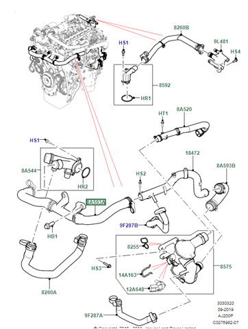  Land Rover LR093670 ціна, від 83.15 USD