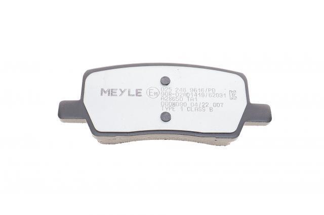 Задні дискові колодки Meyle 0252469616PD