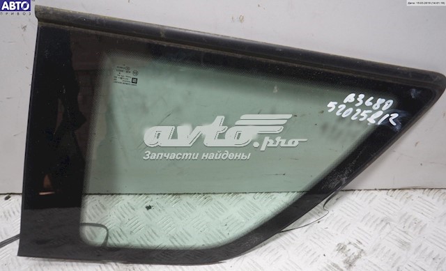 Скло багажного відсіку, праве Opel Zafira B (A05) (Опель Зафіра)