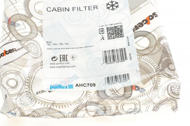 AHC709 Purflux Внутрішньосалонний фільтр