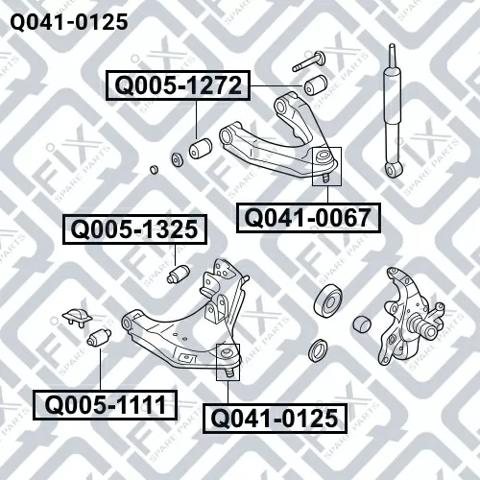 Кульова опора, нижня Q-fix Q0410125