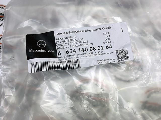 Шланги і трубки системи рециркуляції Mercedes A6541400802