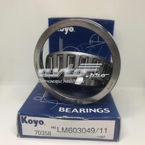 Підшипник маточини передньої, внутрішній HCLM60304911 Koyo