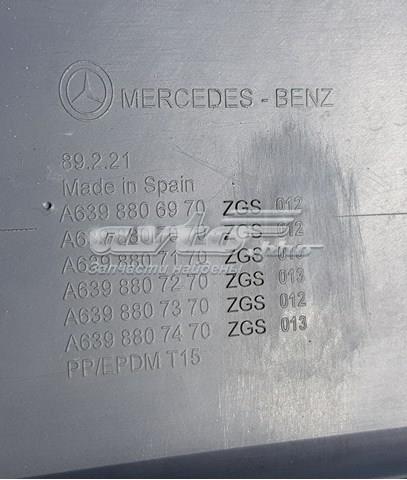 A6398806970 Mercedes бампер передній