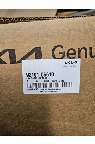 Купити 92101C6610 Hyundai/Kia Основна фара в зборі ліва