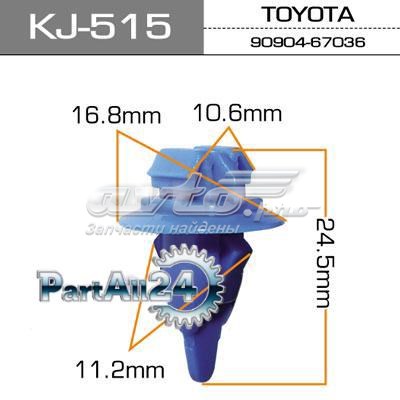 Пістон (кліп) розширювача арки крила Masuma KJ515 ціна, від 0.42 USD