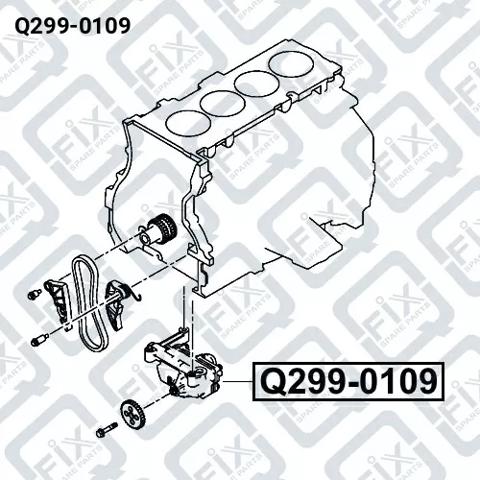 Масляний насос Q2990109 Q-fix