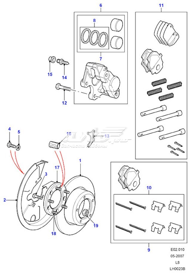  Land Rover SEE500140 ціна, від 18.54 USD