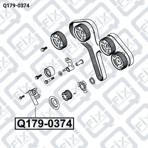 Натягувач ременя ГРМ Q-fix Q1790374 ціна, від 54.43 USD