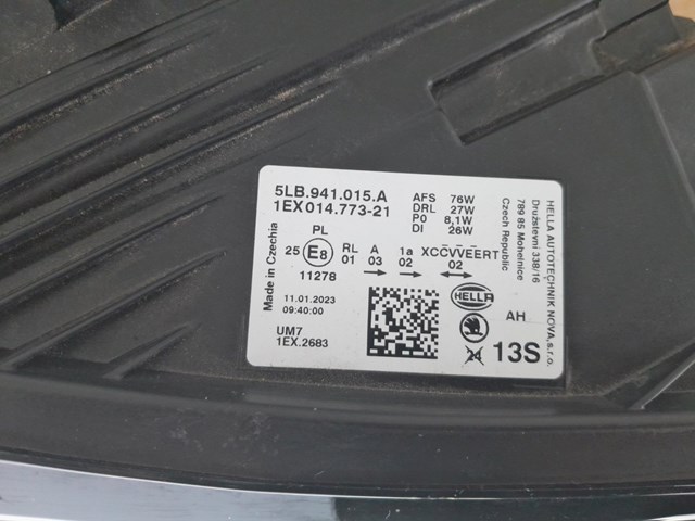Фара правая VAG 5LB941016A ціна, від 1079.22 USD