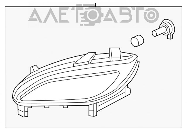 Фара протитуманна, права 922022V000 Hyundai/Kia