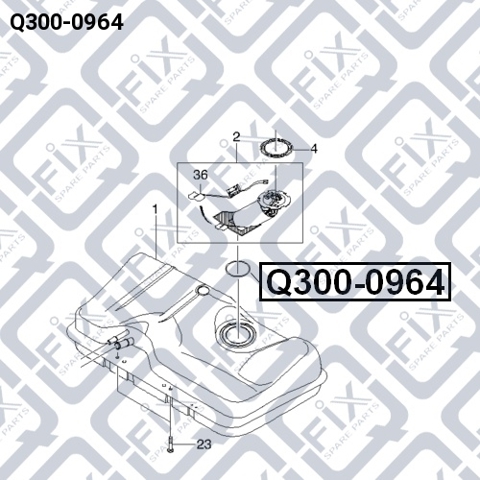 Бензонасос Q3000964 Q-fix
