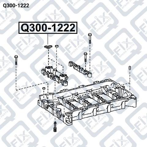 Прокладка клапана вентиляції картера Q-fix Q3001222 ціна, від 3.36 USD