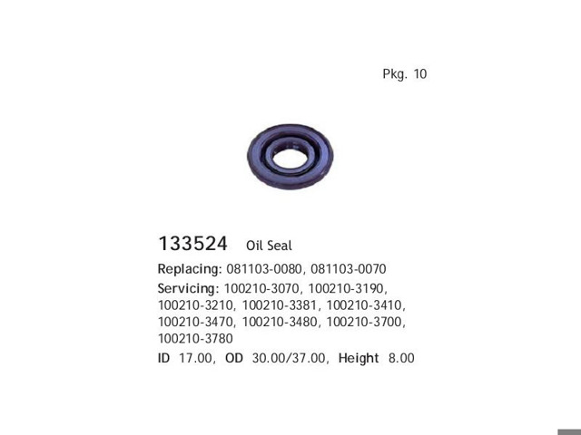 Сальник генератора Toyota 2934164130 ціна, від 2.82 USD