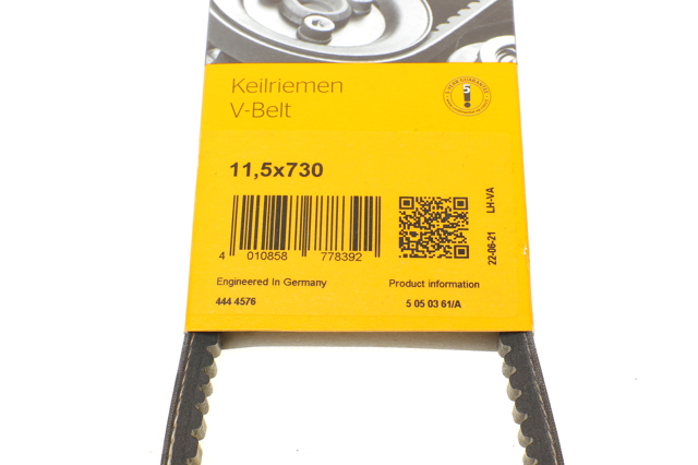 Ремінь генератора 115X730LD Continental/Siemens