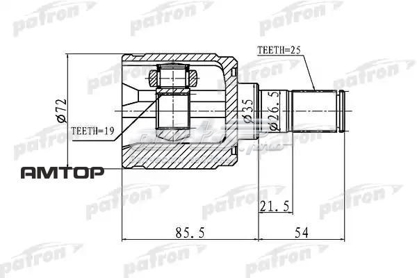 ШРКШ внутрішній, передній Patron PCV1344 ціна, від 25.57 USD
