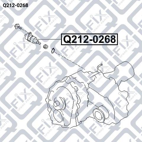 Q2120268 Q-fix Датчик швидкості спідометра