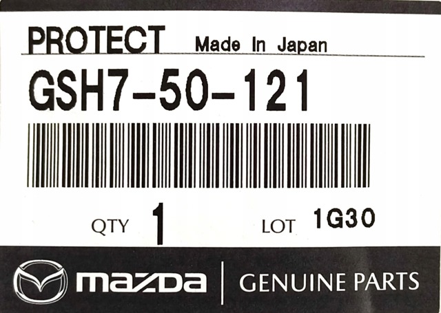 Купити GSH750121 Mazda Накладка бампера переднього