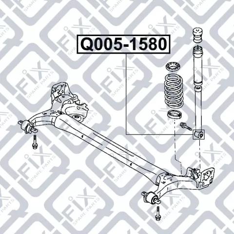 Купити Q0051580 Q-fix Задні втулки амортізатора