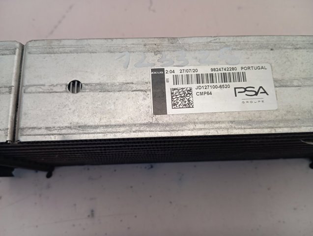 Купити 9824742280 Peugeot/Citroen Радіатор интеркуллера