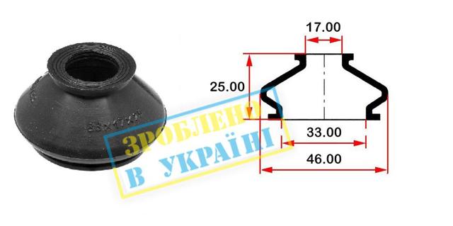 Пильник опори кульової нижній Belgum BG0133 ціна, від 0.70 USD