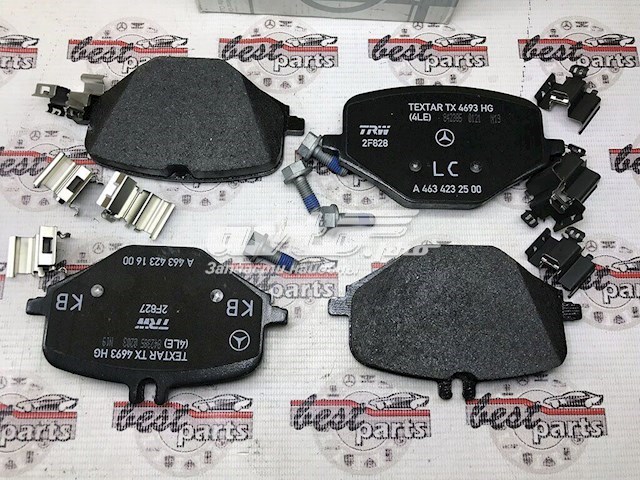 A0004205202 Mercedes Колодки гальмівні задні, дискові