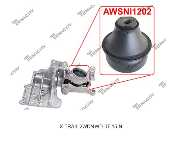 Подушка (опора) двигуна, задня (сайлентблок) AWSNI1202 Tenacity