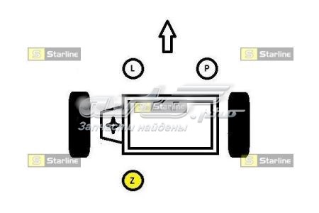 Подушка двигуна задня SM0115 Starline