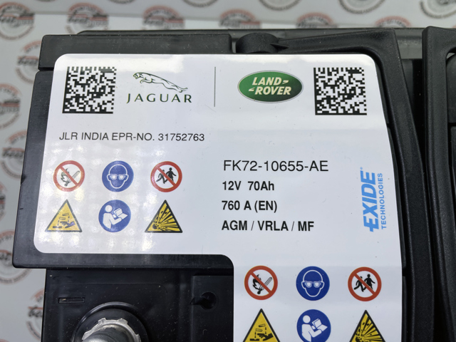 Акумуляторна батарея, АКБ LR033178 Land Rover