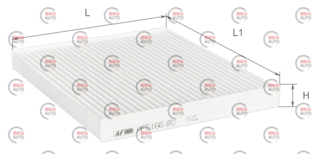 AF5166 Alpha Filter Внутрішньосалонний фільтр