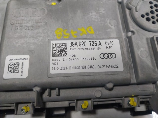 Щиток приладів (комбінація) VAG 89A920725B