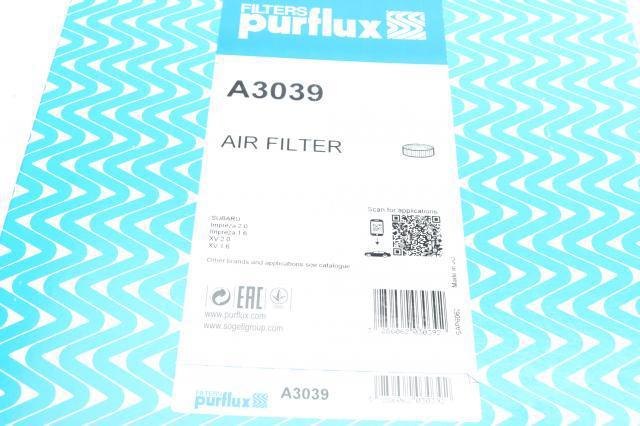 Повітряний фільтр A3039 Purflux