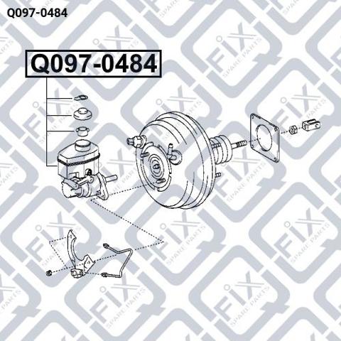 Головний гальмівний циліндр Q0970484 Q-fix