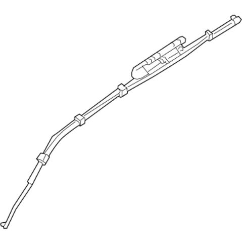 Подушка безпеки, збоку, права, AIRBAG K85P06RF0A Nissan/Infiniti