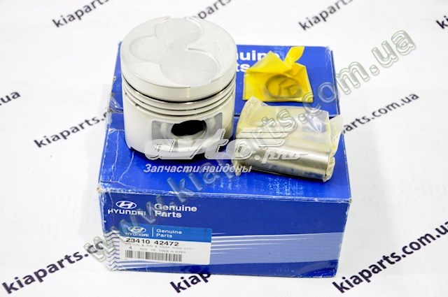 2341042472 Hyundai/Kia Поршень з пальцем без кілець, 2-й ремонт (+0,50)