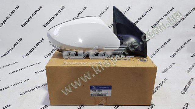 Праве бічне дзеркало Hyundai/Kia 876203X550 ціна, від 260.63 USD