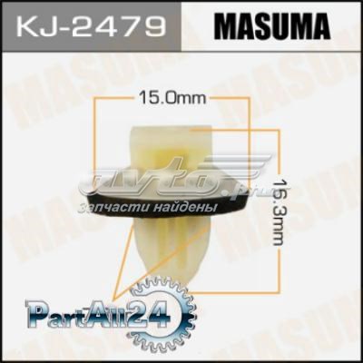 Кліпса (пістон) кріплення молдинга двері KJ2479 MASUMA