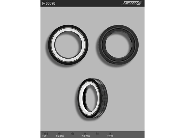 Сальник рулевой рейки EMMETEC F00070