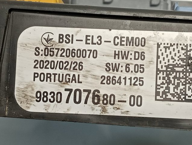 Купити 9830707680 Peugeot/Citroen 