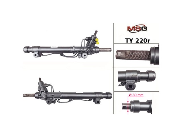 Рульова рейка TY220R MSG